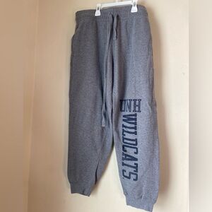 unh new hampshire college sweatpants bottoms m ncaa joggers